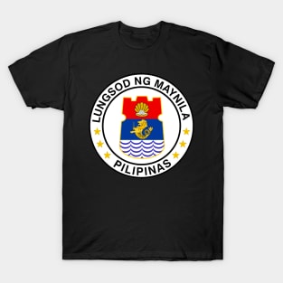 Manila, Philippines Flag Decal T-Shirt